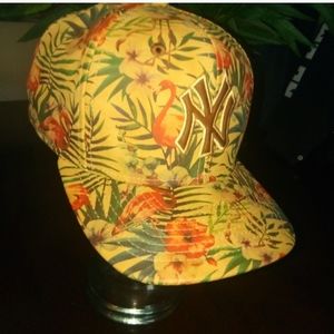 New York Yankees floral baseball cap
